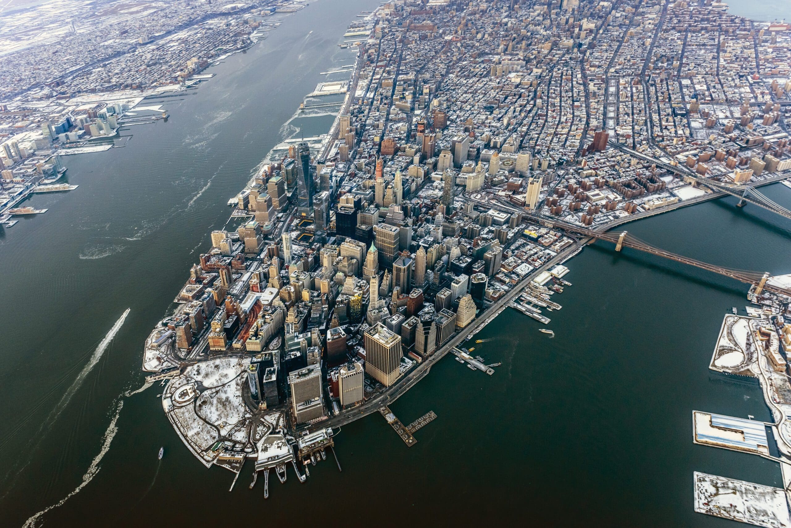 New York från fågel vy.